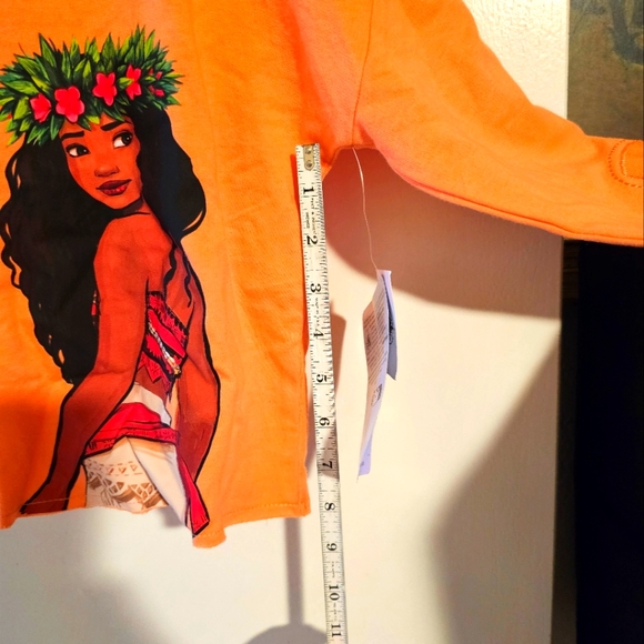 NWT Disney Moana Cropped Hoodie - Picture 12 of 13